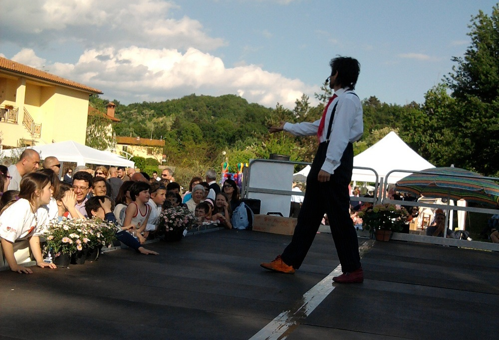 conte patacchi sul palco